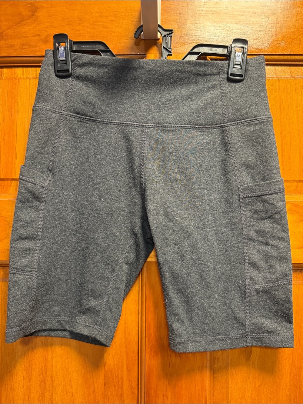 Baleaf Charcoal High-Rise Bike Shorts with Side Pockets